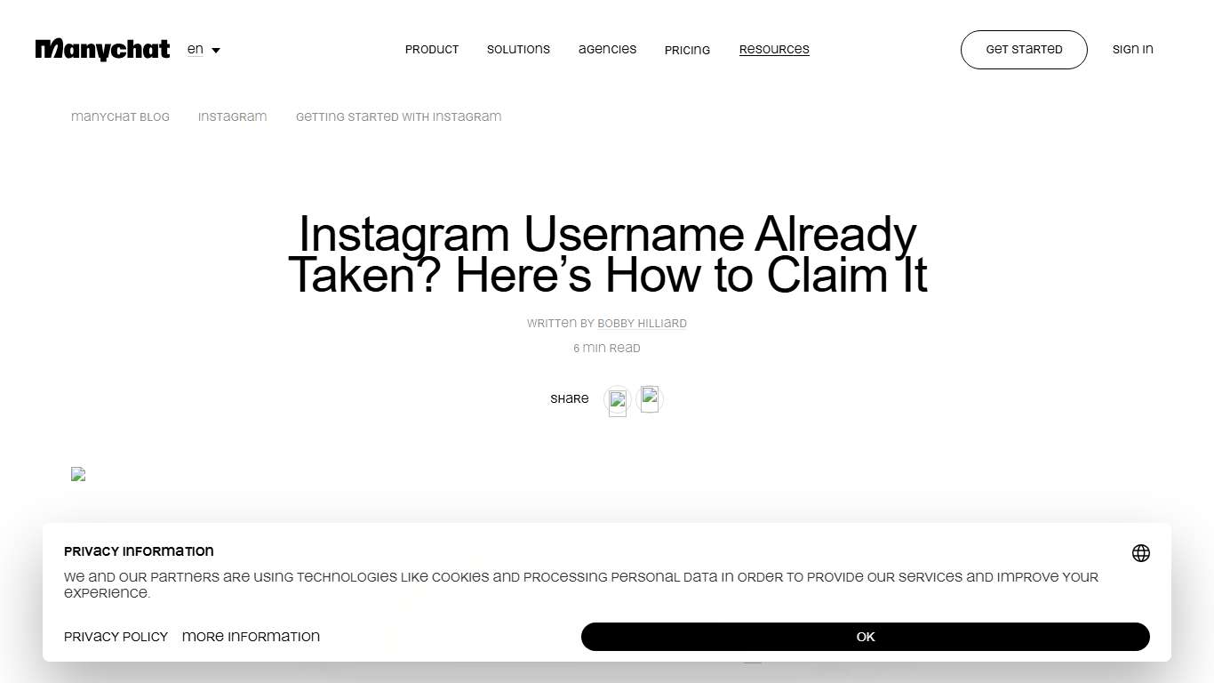 Instagram Username Already Taken? Here’s How to Claim It - Manychat Blog